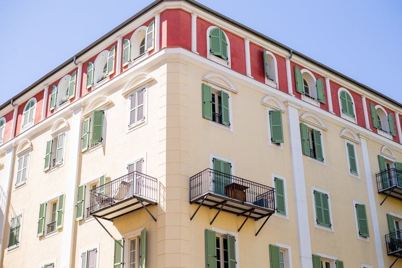 Building in Carre d'Or of Nice