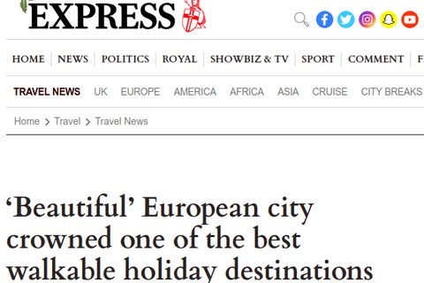 The Express: Nice the most walkable city