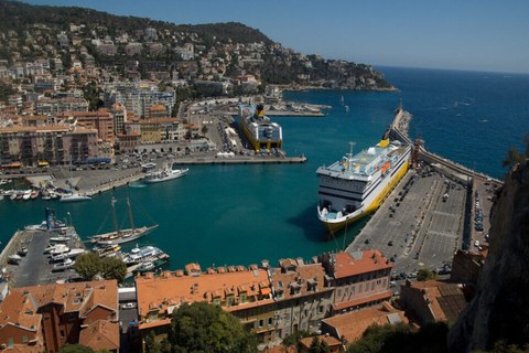 Cruise ship in Nice