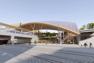 Nice airport train station