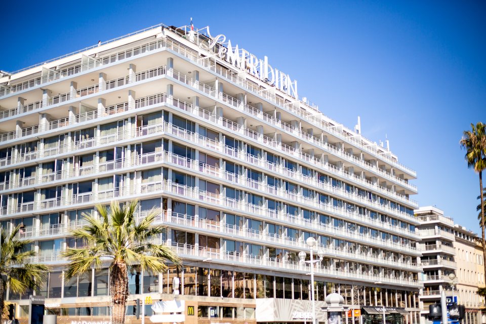 Le Meridien overlooking the Promenade des Anglais